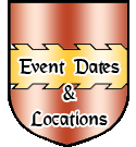 Event Dates and Locations